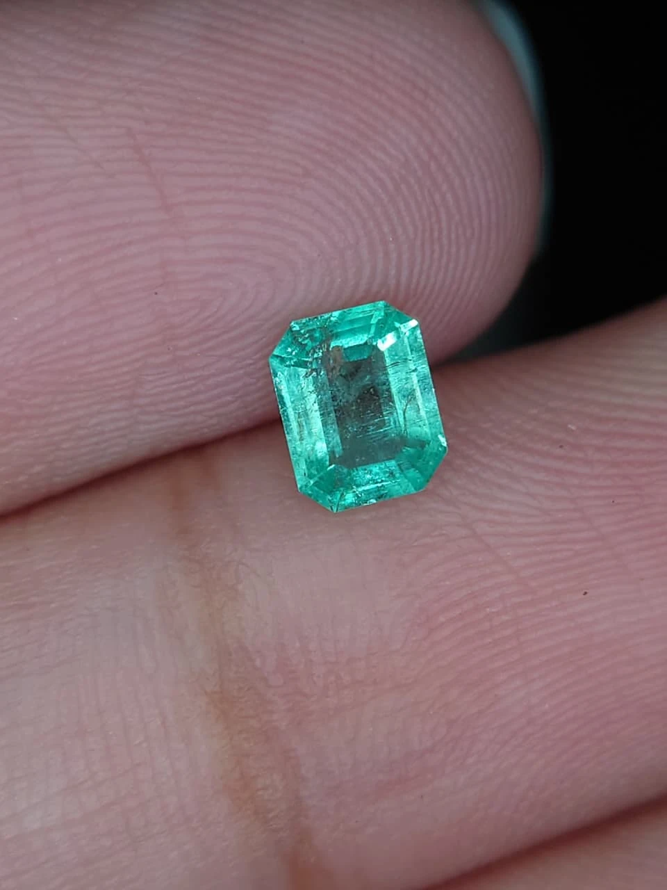 0.5ct Natural Emerald Faceted Panjsher Emerald from Afghanistan — view 5
